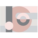  Samoljepljiva foto tapeta - Geometric Wreath (Pink) 98x70 | shoptok.hr