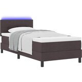  s opruga kutije Tamno smeđa 90 x 200 cm tkanina | shoptok.hr