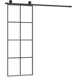 Klizna vrata s priborom 76 x 205 cm od ESG stakla i aluminija | shoptok.hr