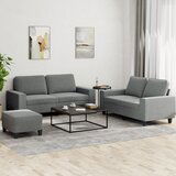 vidaXL 3-dijelni set sofa tamnosivi od tkanine | shoptok.hr