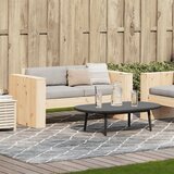  Vrtni dvosjed 134 x 60 x 62 cm od masivne borovine | Shoptok.si
