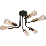 Candellux luster/visilica-spill viseća lampa 6X60W E27 crna