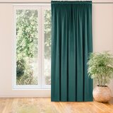  Curtain VILA color maritime style classic 5 cm pole pocket with 3 cm fringe velvet 135x270 HOMEDE | shoptok.hr
