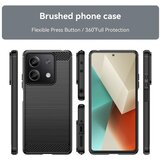 Techsuit Carbon Silicone maska za Xiaomi Redmi Note 13 5G– crna | shoptok.hr