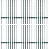  Stup za ogradu 44 pcs Zelena 120 cm Čelik | shoptok.hr