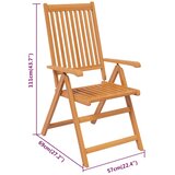 7-dijelni vrtni blagovaonski set od masivnog bagremovog drva 160-240 cm | shoptok.hr