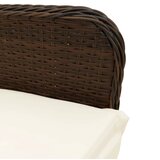  9-dijelni vrtni bistro set od poliratana s jastucima smeđi | shoptok.hr