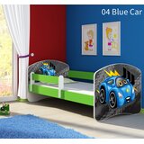 Otroška postelja ACMA z motivom, stranska zelena 180x80 cm 04 Blue Car | Shoptok.si