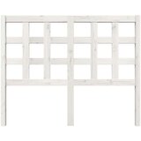  Uzglavlje za krevet bijelo 125 5x4x100 cm od masivne borovine | shoptok.hr