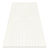 RugsX CURVY bela 11 Arches pralna preproga, strukturirana, reliefna, pliš 140x190 cm, (21994156) | Shoptok.si