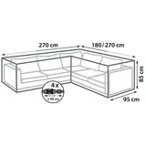 Zaščitna prevleka za lounge set (270 x 95 x 85 cm)