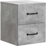  Stenski nočni omarici 2 pcs Betonsko siva 34,5 x 33 x 40 cm, (5000209969) | Shoptok.si