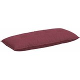 vidaXL Poglavni vzglavnik Vinorodna rdeča 120 x 19 x 50 cm blago | Shoptok.si