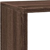 vidaXL Pregrada s knjižno omaro 3-nad. rjavi hrast 137,5x29x103,5 cm | Shoptok.si