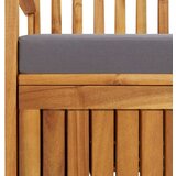  Klupa za pohranu 120 cm od masivnog bagremovog drva | shoptok.hr
