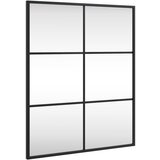 Maison Chic Stensko Ogledalo - Zrcalo - Kozmetično ogledalo črno 50x60 cm pravokotno železo, (21698239) | Shoptok.si