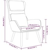  Stol za sproščanje črn žamet, (20699016) | Shoptok.si