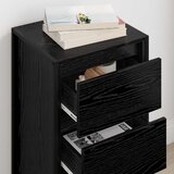  Kreveta Crni hrast 42 x 36 x 75.5 cm Konstruirano drvo | shoptok.hr