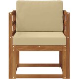  Set vanjskih sofa Čvrsto drvo akacije i poliester | shoptok.hr