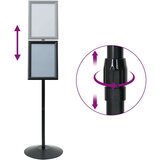  Postolje za poster Crna a4 Aluminij i PVC | shoptok.hr