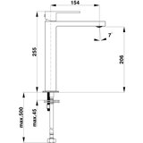  SQ baterija za umivaonik visoka 00058 | ePonuda.com
