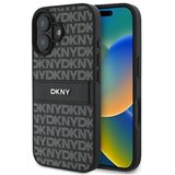 Dkny ETUI TEXTURE PATTERN TONAL STRIPE ZA IPHONE 16 ČRN, (21898826) | Shoptok.si