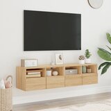 Zidni TV ormarići 2 kom boja hrasta 60 x 30 x 30 cm drveni | shoptok.hr