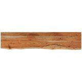 VidaXL Stenska polica 110x20x3,8 cm pravokotna akacija naraven rob, (5000268564) Slike