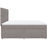  Krevet s oprugama i madracem smeđesivi 180x200 cm tkanina | shoptok.hr