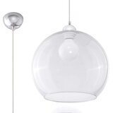  Sollux SL.0248 - Luster na sajli BALL 1xE27/15W/230V prečnik 30 cm proziran/sjajni hrom | Eponuda.com