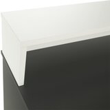 Kondela računalniška miza/igralniška miza, grafit/bela, tezro new | Shoptok.si