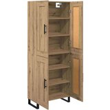  Visok predalnik Umetni hrast 69,5 x 34 x 180 cm Konstruiran les, (5000107560) | Shoptok.si