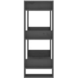 Ormarić za knjige / pregrada sivi 60x35x91 cm od borovine | shoptok.hr