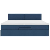 Otomanski okvir kreveta s madracima plavi 200x200cm tkanine | shoptok.hr