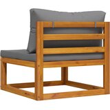  Modularna srednja sofa i tamnosivi jastuci masivno drvo bagrema | shoptok.hr