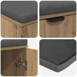  Haldna klop z blazino z vrati Umetni hrast 100 x 38 x 46 cm, (5000155658) | Shoptok.si