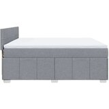  Krevet s oprugama i madracem svjetlosivi 180x200 cm od tkanine | shoptok.hr