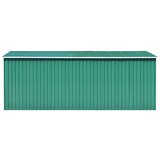 vidaXL vrtna kućica 257 x 489 x 181 cm metalna zelena | shoptok.hr