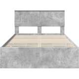  Krevetna konstrukcija s ladicama Betonski sivi 135 x 190 cm Slike