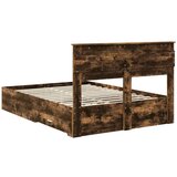  Konstrukcija postelje z vzglavjem Dimljeni oreh 150 x 200 cm, (5000103847) | Shoptok.si