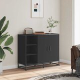 Maison Chic Komoda - Predalnik črna 92x35x76 cm inženirski les, (21715813) Cene