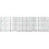  Gabion s žicom debljine 3,5 mm i mrežom 5x10 cm 500x20x150 cm | shoptok.hr