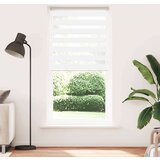 vidaXL Zebra senčilo bela 100x230 cm tkanina širina 95,9cm poliester | Shoptok.si