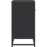 vidaXL Noćni ormarić crni 60x31x60 cm Konstruirano drvo i metal | shoptok.hr