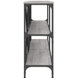  Konzolni stol boja hrasta sonome 180x30x75 cm od drva i željeza | shoptok.hr