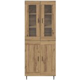  Kuhinjski ormarić 2 pcs Umjetnički hrast Inženjerska drva i staklo | shoptok.hr