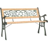  Vrtna klupa 122 cm od masivne jelovine | shoptok.hr