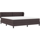 Box Spring Krevet s Madracem Tamnosmeđi 180x200 cm Tkanina | shoptok.hr
