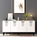 Hanah home asimo - sapphire oak, white sapphire oakwhite console Cene