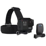GoPro nosač head strap + quickclip/crna